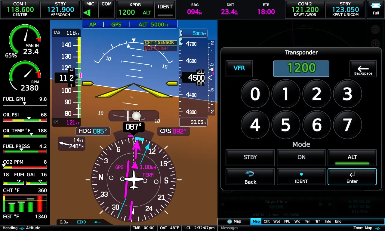 Transponder window